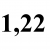 1,22